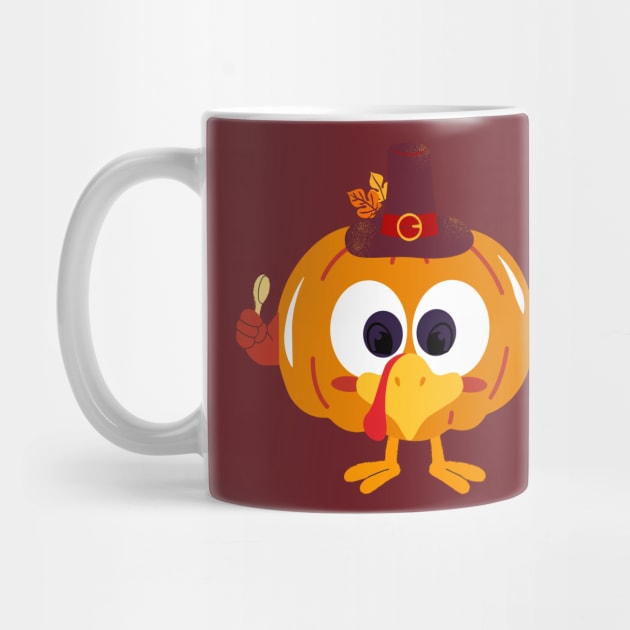 Great Funny turkey pumpkin Let's Get Basted Thanksgiving by TeePixel Studio